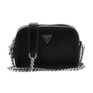 Guess para mulher. HWZG9672140 Mini saco de ombro Noelle saffiano preto (OSFA), Casual, Sapatos de Festa, Poliuretano Guess para mulher. HWZG9672140 Mini saco de ombro Noelle saffiano preto (OSFA), Casual, Sapatos de Festa, Poliuretano
