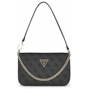 Guess para mulher. HWBG9672720 Mala de mão Noelle Mini preta (OSFA), Preto, Casual, Sapatos de Festa, Poliuretano Guess para mulher. HWBG9672720 Mala de mão Noelle Mini preta (OSFA), Preto, Casual, Sapatos de Festa, Poliuretano