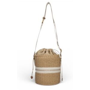 Liu Jo para mulher. AA6218 A0005 Saco de mensageiro em ráfia castanha (OSFA), Marrom, Casual, Tecido Liu Jo para mulher. AA6218 A0005 Saco de mensageiro em ráfia castanha (OSFA), Marrom, Casual, Tecido