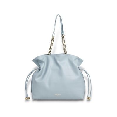 Pepe Jeans para mulher. PL0300037 Bolsa de mão Gwendolyn azul (OSFA), Casual, Poliuretano Pepe Jeans para mulher. PL0300037 Bolsa de mão Gwendolyn azul (OSFA), Casual, Poliuretano