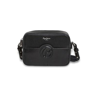 Pepe Jeans para mulher. PL031662 Mala a tiracolo Beverly preta (OSFA), Preto, Casual, Poliuretano Pepe Jeans para mulher. PL031662 Mala a tiracolo Beverly preta (OSFA), Preto, Casual, Poliuretano