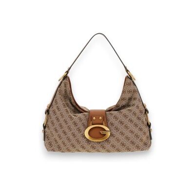 Guess para mulher. HWJJ9308180 Bolsa de ombro Camden beige (OSFA), Bege, Casual, Poliéster Guess para mulher. HWJJ9308180 Bolsa de ombro Camden beige (OSFA), Bege, Casual, Poliéster