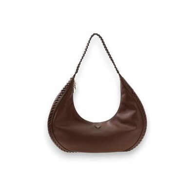 Guess para mulher. HWBG9750020 Bolsa hobo Petra marrom (OSFA), Casual, Poliuretano Guess para mulher. HWBG9750020 Bolsa hobo Petra marrom (OSFA), Casual, Poliuretano