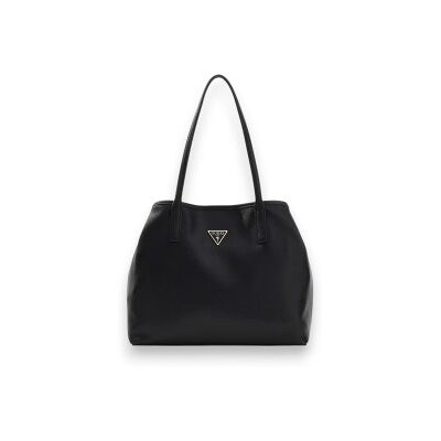 Guess para mulher. HWEVG951428 Mala tote 2 em 1 Victtoria preta (OSFA), Preto, Casual, Poliuretano Guess para mulher. HWEVG951428 Mala tote 2 em 1 Victtoria preta (OSFA), Preto, Casual, Poliuretano