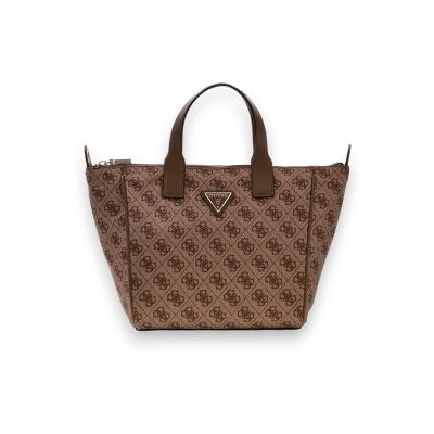 Guess para mulher. TWNB2168019 Bolsa tote pequena logo Adrian beige (OSFA), Bege, Casual, Poliamida Guess para mulher. TWNB2168019 Bolsa tote pequena logo Adrian beige (OSFA), Bege, Casual, Poliamida
