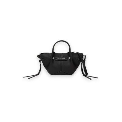 Karl Lagerfeld para mulher. B4W30330 Minibolsa tote K/Pierced preta (OSFA), Preto, Casual, Poliuretano Karl Lagerfeld para mulher. B4W30330 Minibolsa tote K/Pierced preta (OSFA), Preto, Casual, Poliuretano