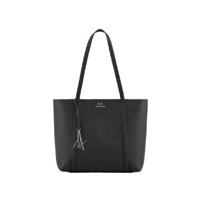 A X Armani Exchange para mulher. 942930CC72628621 Saco com pingente preto (OSFA), Casual, Poliuretano A X Armani Exchange para mulher. 942930CC72628621 Saco com pingente preto (OSFA), Casual, Poliuretano