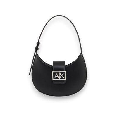A X Armani Exchange para mulher. XW002565AF12039UC001 Saco Wonder preto (OSFA), Casual, Poliéster A X Armani Exchange para mulher. XW002565AF12039UC001 Saco Wonder preto (OSFA), Casual, Poliéster