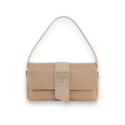 A X Armani Exchange para mulher. XW002592AF22628U6223 Saco bege Windy (OSFA), Casual, Poliéster A X Armani Exchange para mulher. XW002592AF22628U6223 Saco bege Windy (OSFA), Casual, Poliéster