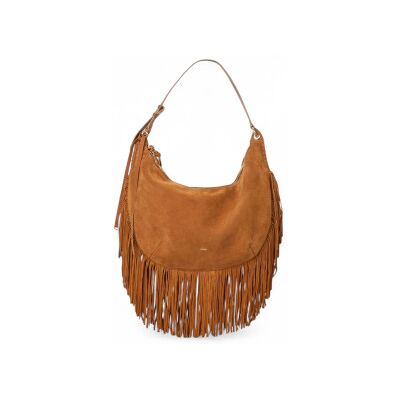 BA&SH; para mulher. 2E25HBLF Saco de baloiço castanho (OSFA), Couro, Marrom, Casual BA&SH; para mulher. 2E25HBLF Saco de baloiço castanho (OSFA), Couro, Marrom, Casual