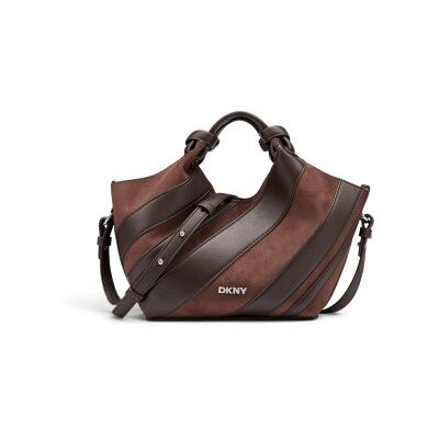 DKNY para mulher. R63EMM60 Bolsa Paula Pequena marrom (OSFA), Casual, Poliuretano DKNY para mulher. R63EMM60 Bolsa Paula Pequena marrom (OSFA), Casual, Poliuretano