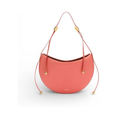 Furla para mulher. WB01868-BX3104 Bolsa de mão com pedra da lua coral (OSFA), Casual, Pele Furla para mulher. WB01868-BX3104 Bolsa de mão com pedra da lua coral (OSFA), Casual, Pele