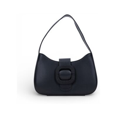 Hispanitas para mulher. BV243398 Bolsas de mão Bolsas de mão pretas (OSFA), Preto, Casual, Poliuretano Hispanitas para mulher. BV243398 Bolsas de mão Bolsas de mão pretas (OSFA), Preto, Casual, Poliuretano