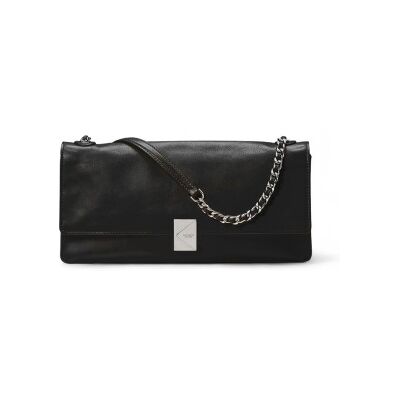 Kate Spade para mulher. KM263 Bolsa de ombro em pele Deco Fine preta (OSFA), Preto, Casual Kate Spade para mulher. KM263 Bolsa de ombro em pele Deco Fine preta (OSFA), Preto, Casual