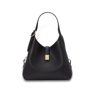 Kate Spade para mulher. KI557 Saco Deco médio preto (OSFA), Casual, Pele Kate Spade para mulher. KI557 Saco Deco médio preto (OSFA), Casual, Pele