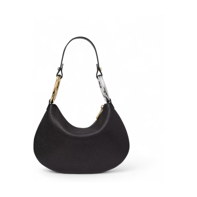 Kate Spade para mulher. KN544 Bolsa com argolas preta (OSFA), Preto, Casual, Pele Kate Spade para mulher. KN544 Bolsa com argolas preta (OSFA), Preto, Casual, Pele