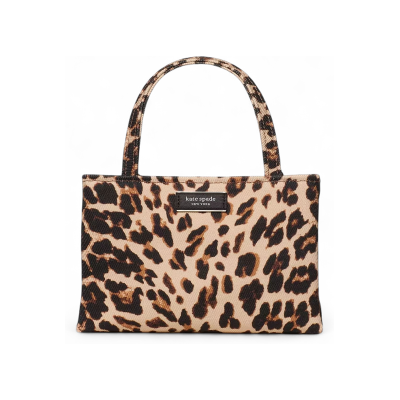 Kate Spade para mulher. KM247 Saco Mini Sam Icon bege (OSFA), Casual, Animal print, Lona Kate Spade para mulher. KM247 Saco Mini Sam Icon bege (OSFA), Casual, Animal print, Lona