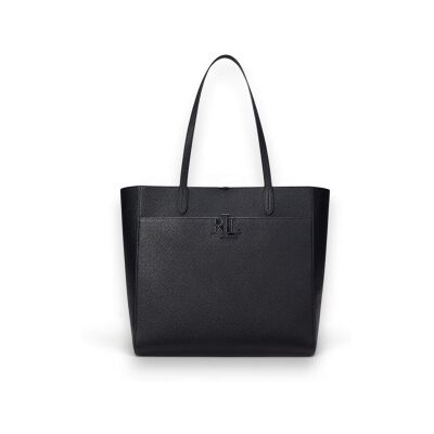 Lauren Ralph Lauren para mulher. 431960183003 Bolsa tote Cameryn grande couro granulado branco sujo (OSFA), Casual, Pele Lauren Ralph Lauren para mulher. 431960183003 Bolsa tote Cameryn grande couro granulado branco sujo (OSFA), Casual, Pele
