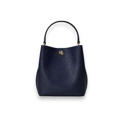 Lauren Ralph Lauren para mulher. 431969365003 Bolsa saco Reese pequena de couro crossbody marinho (OSFA), Casual, Pele Lauren Ralph Lauren para mulher. 431969365003 Bolsa saco Reese pequena de couro crossbody marinho (OSFA), Casual, Pele