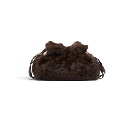 Liu Jo para mulher. AF6099-E1168 Bolsa Riccy Pequena marrom (OSFA), Casual, Poliéster Liu Jo para mulher. AF6099-E1168 Bolsa Riccy Pequena marrom (OSFA), Casual, Poliéster