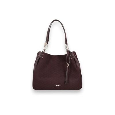 Liu Jo para mulher. AF6185-T760A Bolsa Boston Bag Red grená (OSFA), Casual, Poliéster Liu Jo para mulher. AF6185-T760A Bolsa Boston Bag Red grená (OSFA), Casual, Poliéster