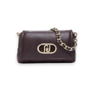 Liu Jo para mulher. AF6269-E1166 Bolsa LaPuffy Pequena berinjela (OSFA), Casual, Grená, Poliéster Liu Jo para mulher. AF6269-E1166 Bolsa LaPuffy Pequena berinjela (OSFA), Casual, Grená, Poliéster