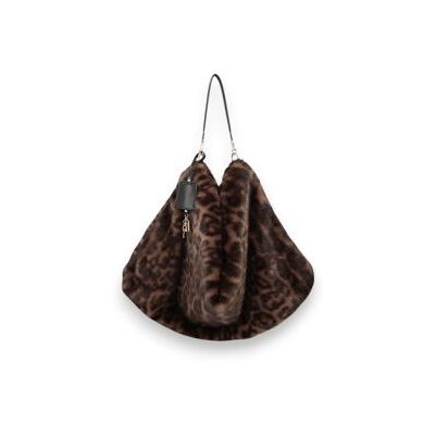 Liu Jo para mulher. AF6194-E1164 Bolsa Hobo Bag Macul.naturale castanho (OSFA), Marrom, Casual, Animal print, Poliéster Liu Jo para mulher. AF6194-E1164 Bolsa Hobo Bag Macul.naturale castanho (OSFA), Marrom, Casual, Animal print, Poliéster