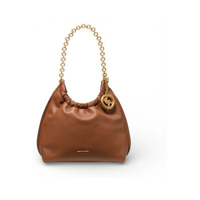 Michael Kors para mulher. 32S6A50C6L Saco com folhos castanho (OSFA), Marrom, Casual, Pele Michael Kors para mulher. 32S6A50C6L Saco com folhos castanho (OSFA), Marrom, Casual, Pele