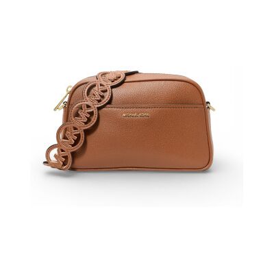 Michael Kors para mulher. 32S6GJ6C5L Mala a tiracolo Mk castanha (OSFA), Marrom, Casual, Pele Michael Kors para mulher. 32S6GJ6C5L Mala a tiracolo Mk castanha (OSFA), Marrom, Casual, Pele