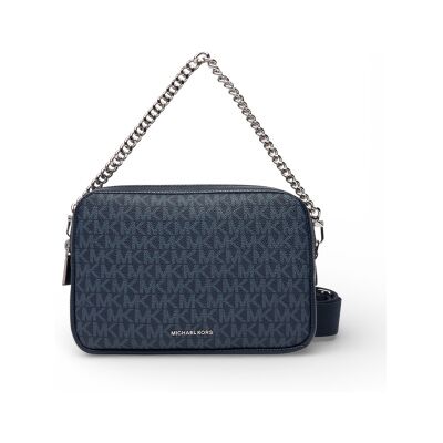 Michael Kors para mulher. 32S5SYTC5V Bolsa de ombro média Bryant com logótipo da marinha (OSFA), Casual, Lona, Marinho Michael Kors para mulher. 32S5SYTC5V Bolsa de ombro média Bryant com logótipo da marinha (OSFA), Casual, Lona, Marinho