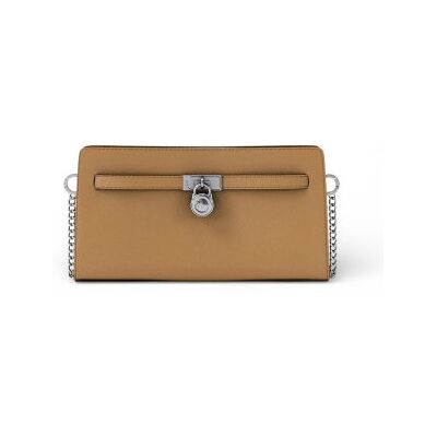 Michael Kors para mulher. 32F5SNXC0L Bolsa de ombro ultra-pequena Hamilton Moderne (OSFA), Marrom, Casual, Pele Michael Kors para mulher. 32F5SNXC0L Bolsa de ombro ultra-pequena Hamilton Moderne (OSFA), Marrom, Casual, Pele
