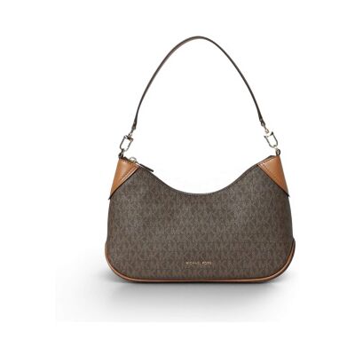 Michael Kors para mulher. 32S6GJ6W8B Bolsa transversal conversível marrom (OSFA), Casual, PVC Michael Kors para mulher. 32S6GJ6W8B Bolsa transversal conversível marrom (OSFA), Casual, PVC