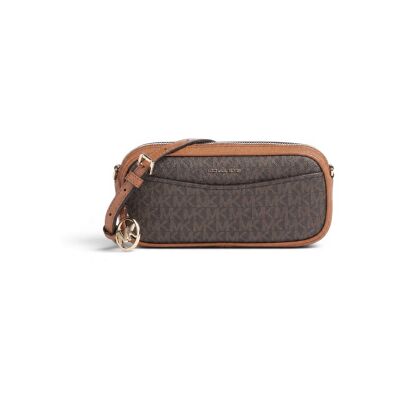 Michael Kors para mulher. 32T6GX5C1B Bolsa transversal conversível pequena marrom (OSFA), Casual, PVC Michael Kors para mulher. 32T6GX5C1B Bolsa transversal conversível pequena marrom (OSFA), Casual, PVC