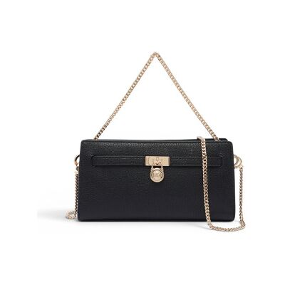 Michael Kors para mulher. 32F5GNXC0L Saco de couro preto (OSFA), Casual Michael Kors para mulher. 32F5GNXC0L Saco de couro preto (OSFA), Casual
