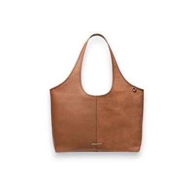 Michael Kors para mulher. 30T6G51T3S Bolsa tote Henly grande de couro e camurça castanho (OSFA), Marrom, Casual, Pele Michael Kors para mulher. 30T6G51T3S Bolsa tote Henly grande de couro e camurça castanho (OSFA), Marrom, Casual, Pele