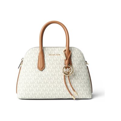Michael Kors para mulher. 30T6GX4S2B Bolsa Freddie média com corrente bege (OSFA), Casual, PVC Michael Kors para mulher. 30T6GX4S2B Bolsa Freddie média com corrente bege (OSFA), Casual, PVC