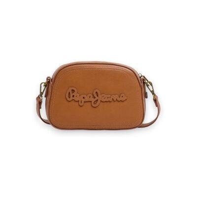 Pepe Jeans para mulher. PL0300113 Saco castanho Danara Bass (OSFA), Marrom, Casual, Poliuretano Pepe Jeans para mulher. PL0300113 Saco castanho Danara Bass (OSFA), Marrom, Casual, Poliuretano