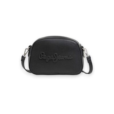 Pepe Jeans para mulher. PL0300113 Saco Danara Bass preto (OSFA), Casual, Poliuretano Pepe Jeans para mulher. PL0300113 Saco Danara Bass preto (OSFA), Casual, Poliuretano