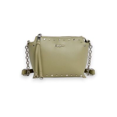 Pepe Jeans para mulher. PL0300143 Mala de mão verde Edilia Spring (OSFA), Casual, Poliuretano Pepe Jeans para mulher. PL0300143 Mala de mão verde Edilia Spring (OSFA), Casual, Poliuretano