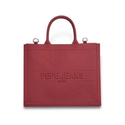 Pepe Jeans para mulher. PL0300031 Saco Gabrielle vermelho (OSFA), Casual, Poliuretano Pepe Jeans para mulher. PL0300031 Saco Gabrielle vermelho (OSFA), Casual, Poliuretano