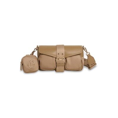 Pepe Jeans para mulher. PL0300061 Bolsa tiracolo Gale marrom (OSFA), Bege, Casual, Poliamida Pepe Jeans para mulher. PL0300061 Bolsa tiracolo Gale marrom (OSFA), Bege, Casual, Poliamida