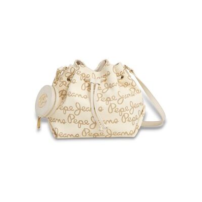 Pepe Jeans para mulher. PL0300075 Bolsa Giulia em branco (OSFA), Casual, Sapatos de Festa, Algodão Pepe Jeans para mulher. PL0300075 Bolsa Giulia em branco (OSFA), Casual, Sapatos de Festa, Algodão