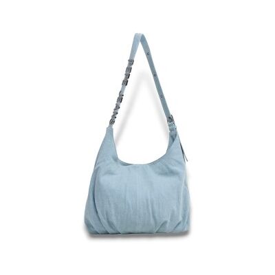 Pepe Jeans para mulher. PL0300077 Mala de mão Greta azul (OSFA), Casual, Algodão Pepe Jeans para mulher. PL0300077 Mala de mão Greta azul (OSFA), Casual, Algodão