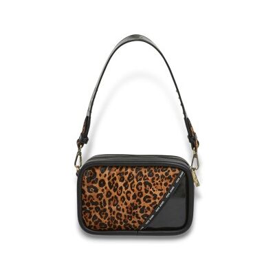 Pepe Jeans para mulher. PL0300019 Bolsa de mão Keyra Leo preta (OSFA), Preto, Casual, Poliuretano Pepe Jeans para mulher. PL0300019 Bolsa de mão Keyra Leo preta (OSFA), Preto, Casual, Poliuretano