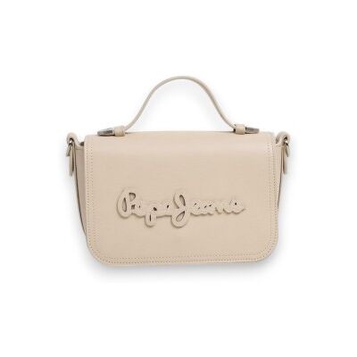 Pepe Jeans para mulher. PL0300115 Mala de mão bege Nina Bass (OSFA), Casual, Poliuretano Pepe Jeans para mulher. PL0300115 Mala de mão bege Nina Bass (OSFA), Casual, Poliuretano