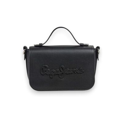 Pepe Jeans para mulher. PL0300115 Saco Nina Bass preto (OSFA), Casual, Poliuretano Pepe Jeans para mulher. PL0300115 Saco Nina Bass preto (OSFA), Casual, Poliuretano