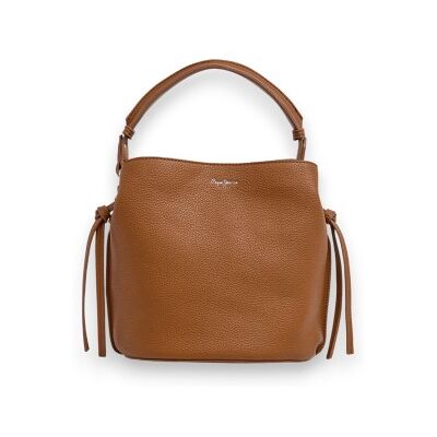 Pepe Jeans para mulher. PL0300110 Bolsa Tyler Script castanha (OSFA), Marrom, Casual, Poliuretano Pepe Jeans para mulher. PL0300110 Bolsa Tyler Script castanha (OSFA), Marrom, Casual, Poliuretano