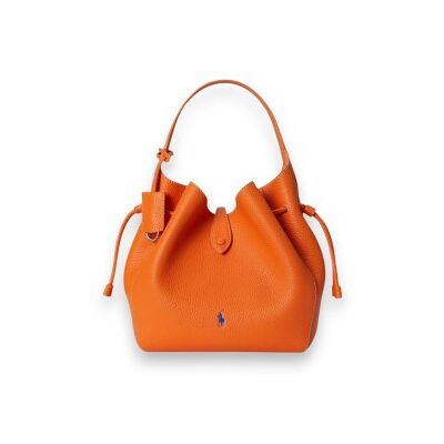 Polo Ralph Lauren para mulher. 428978571005 Bolsa saco Polo Play laranja (OSFA), Casual, Pele Polo Ralph Lauren para mulher. 428978571005 Bolsa saco Polo Play laranja (OSFA), Casual, Pele