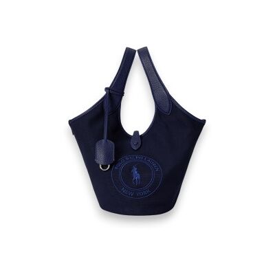 Polo Ralph Lauren para mulher. 428P23827002 Bolsa tote Polo Play marinho (OSFA), Casual, Algodão Polo Ralph Lauren para mulher. 428P23827002 Bolsa tote Polo Play marinho (OSFA), Casual, Algodão