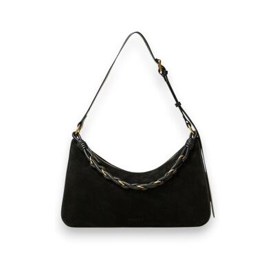 Twinset para mulher. 999TD7013 Bolsa Nodi preta (OSFA), Preto, Casual, Sintético Twinset para mulher. 999TD7013 Bolsa Nodi preta (OSFA), Preto, Casual, Sintético